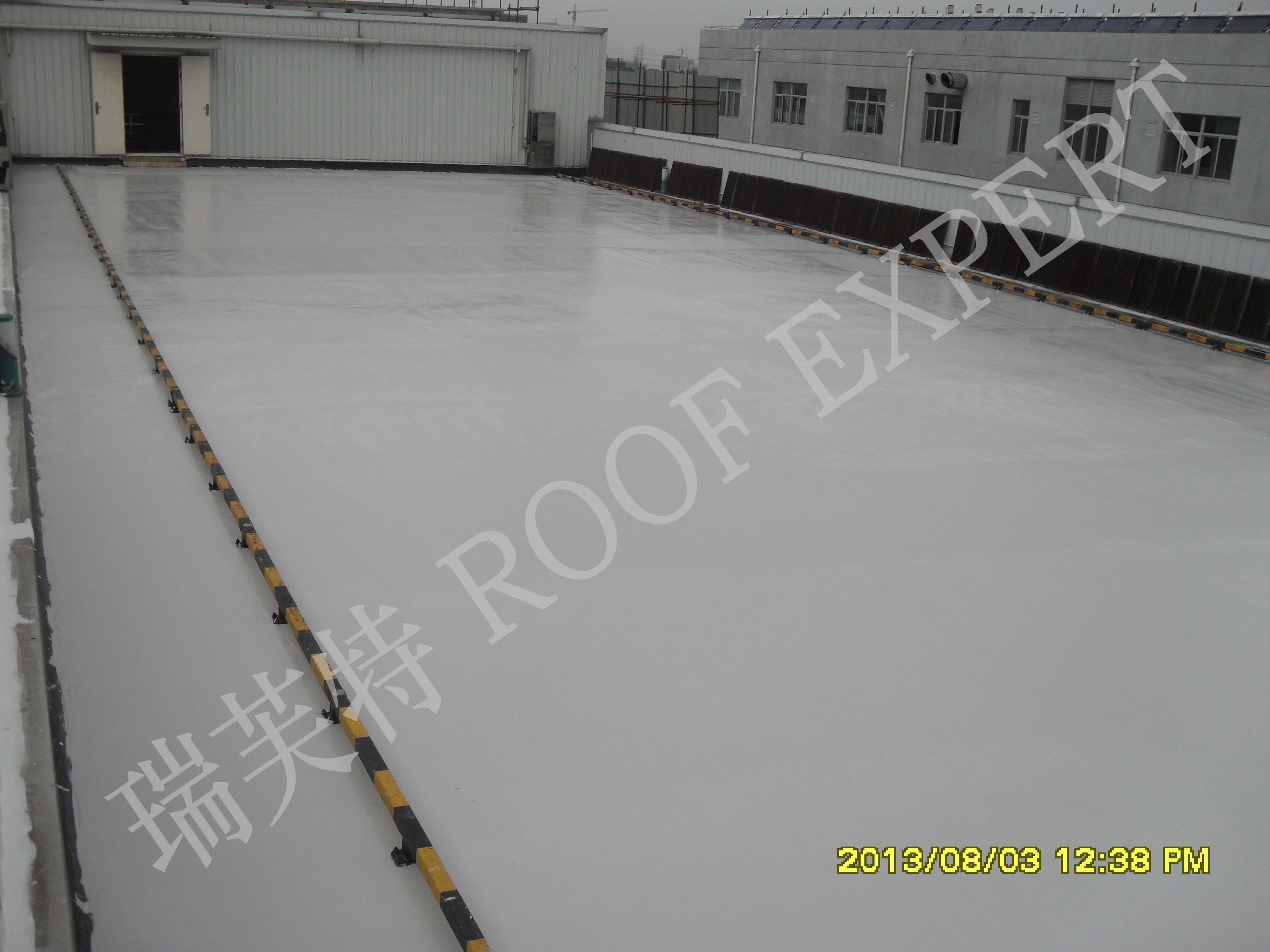 上海延鋒江森屋頂停車場防水施工技術